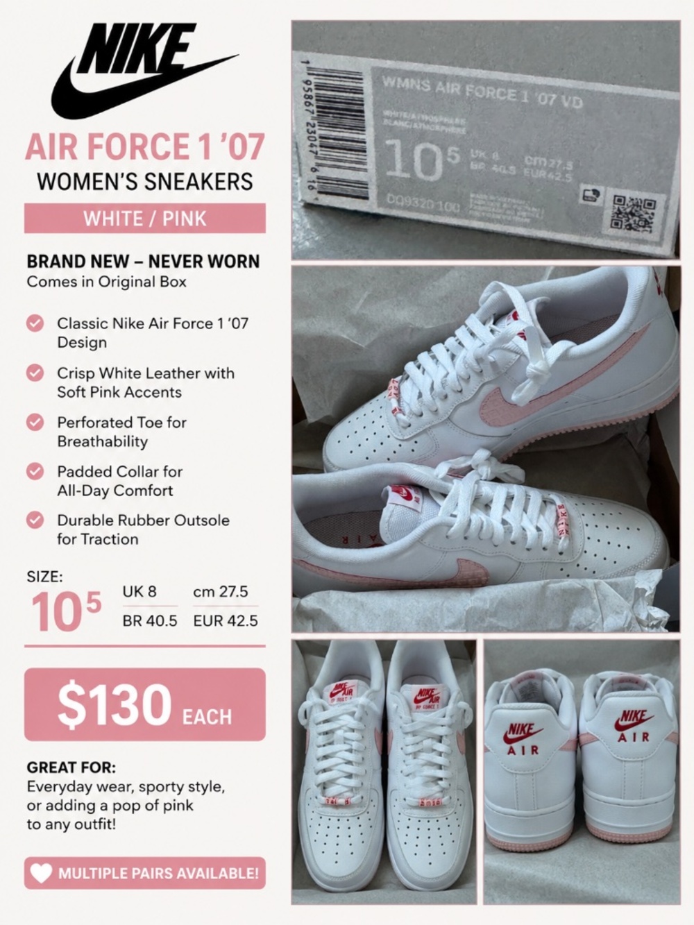 WOMEN’S NIKE AIR FORCE 1
